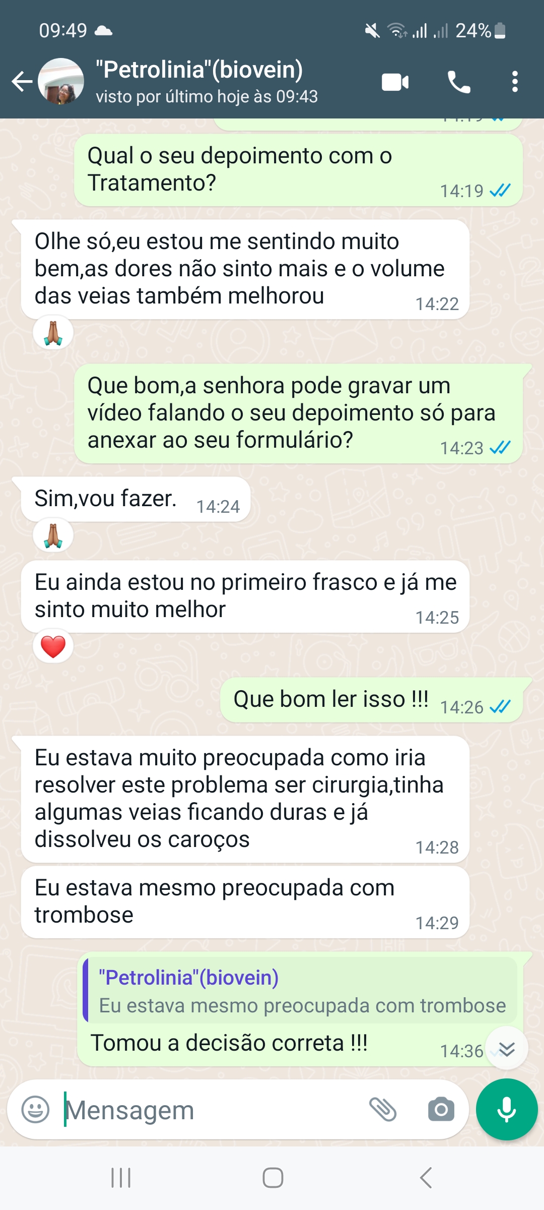 DEPOIMENTO CLIENTE